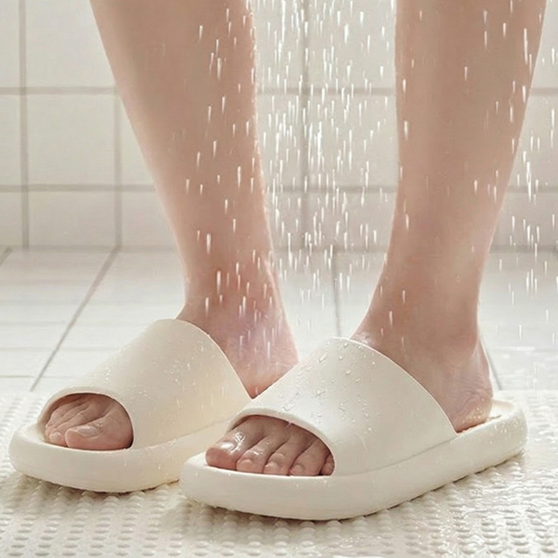 Home Bathroom Size - Water Leakage Bathroom Slippers Women Hollow