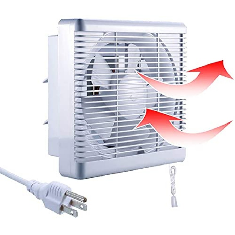 Home Bathroom Extractor Fan - 6 ch Small Wdow Shutter Exhaust
