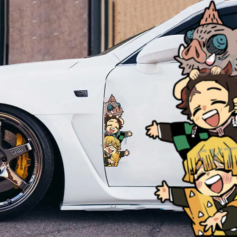 Home Bathroom Supplies - Cartoon Anime Demon Slayer Waterproof Car