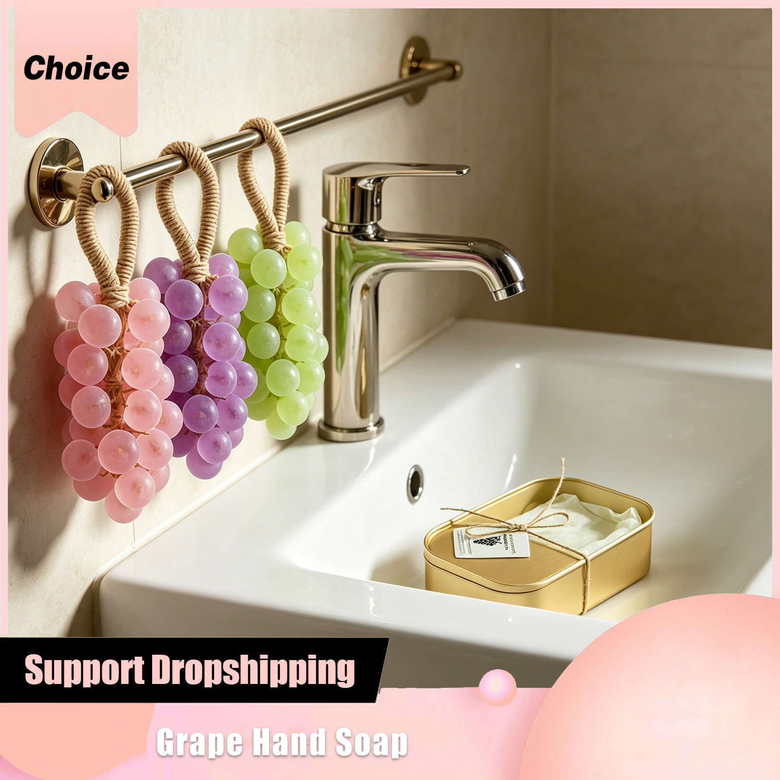 Home Bathroom Repair - Grape Handmade Soap Natural DIY Remove