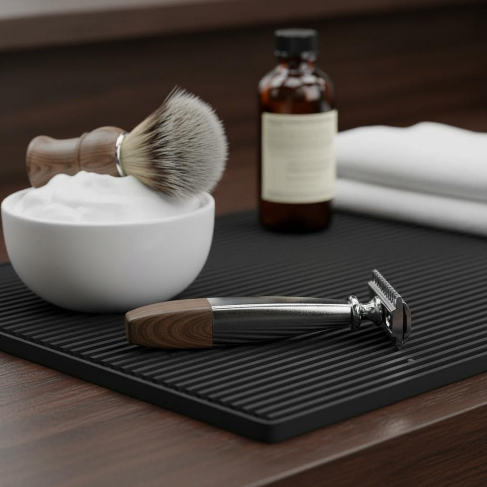 Home Bathroom Set - Badger Brush Shaving Set Easy to