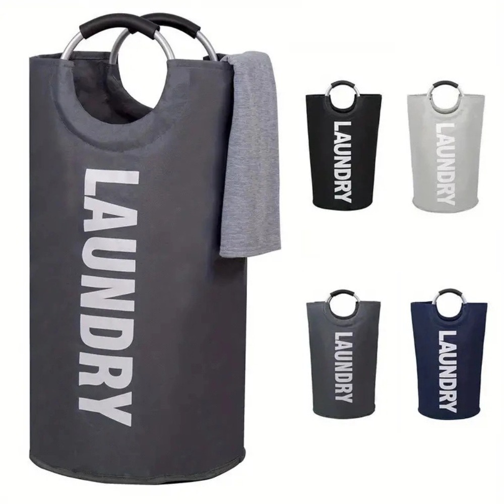 Home Goods Bathroom Storage - 90L Oxford Fabric Laundry Basket Foldable