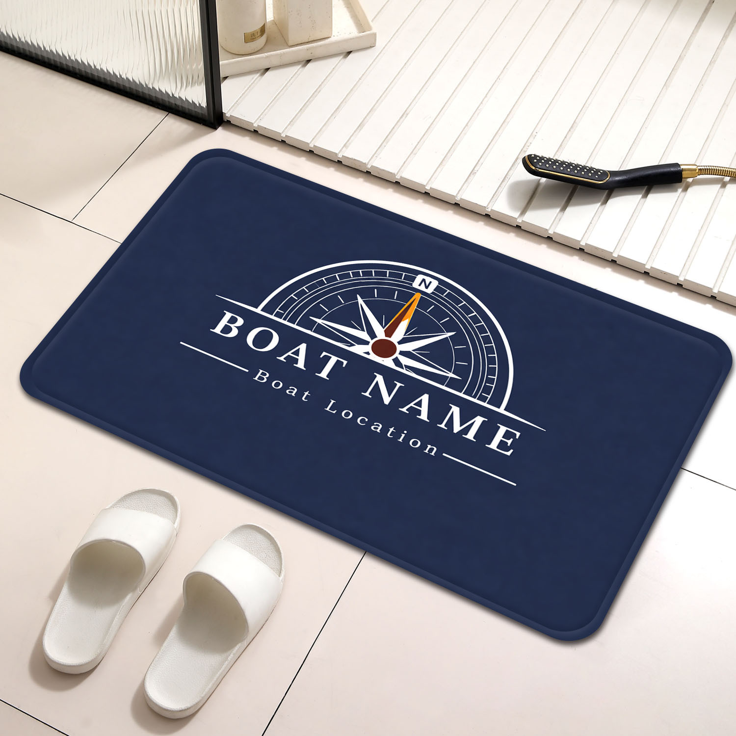 Premium Bath Mat Set Bathroom  - Home Made Bathroom Vanity ulasan dan harga