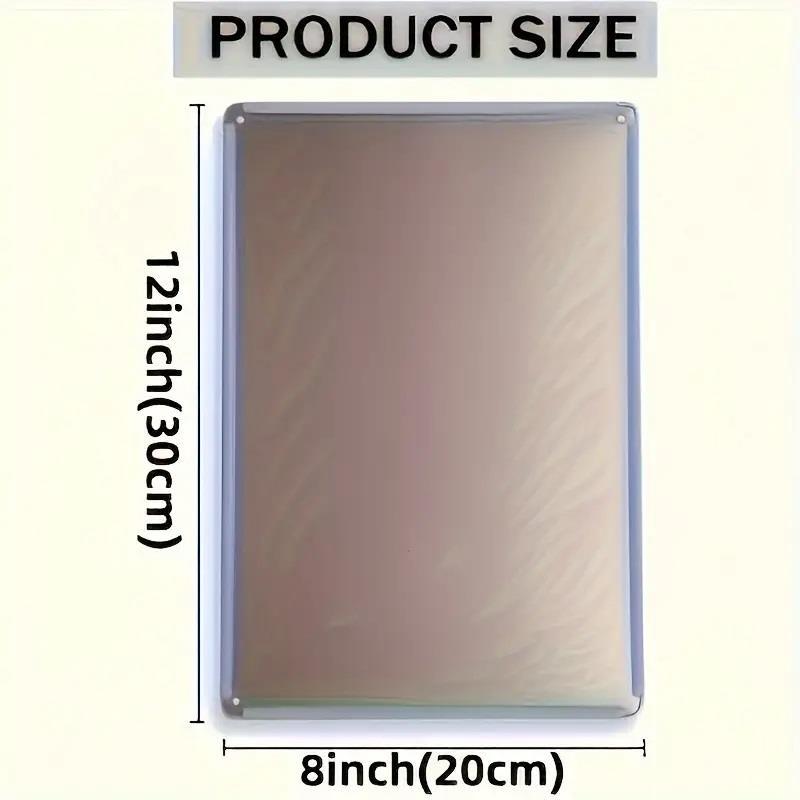 Stylish Female Metal Tin Sign  - Home Bathroom Wall Decor ulasan dan harga