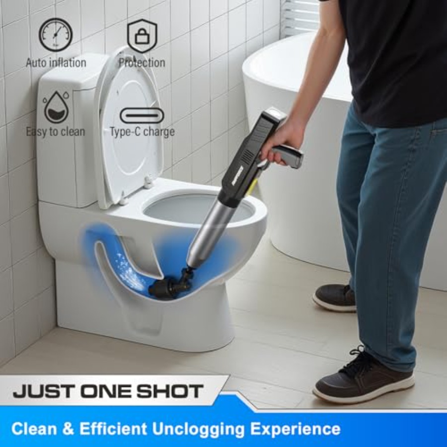 ‌Electric Toilet Plunger for B - Plunger Toilet ulasan dan harga