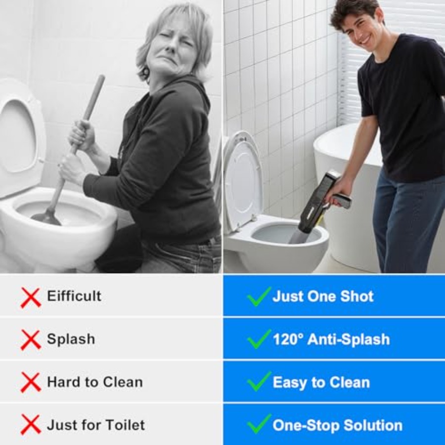 ‌Electric Toilet Plunger for B - Plunger Toilet ulasan dan harga