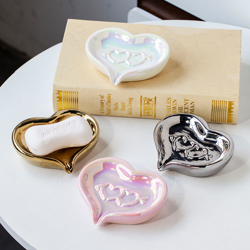 Ceramic Soap Dish Creative Hea - Glass Soap Dish ulasan dan harga