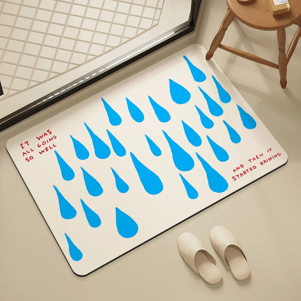Witty Bathroom-Themed Mat for  - Home Made Bathroom Vanity ulasan dan harga
