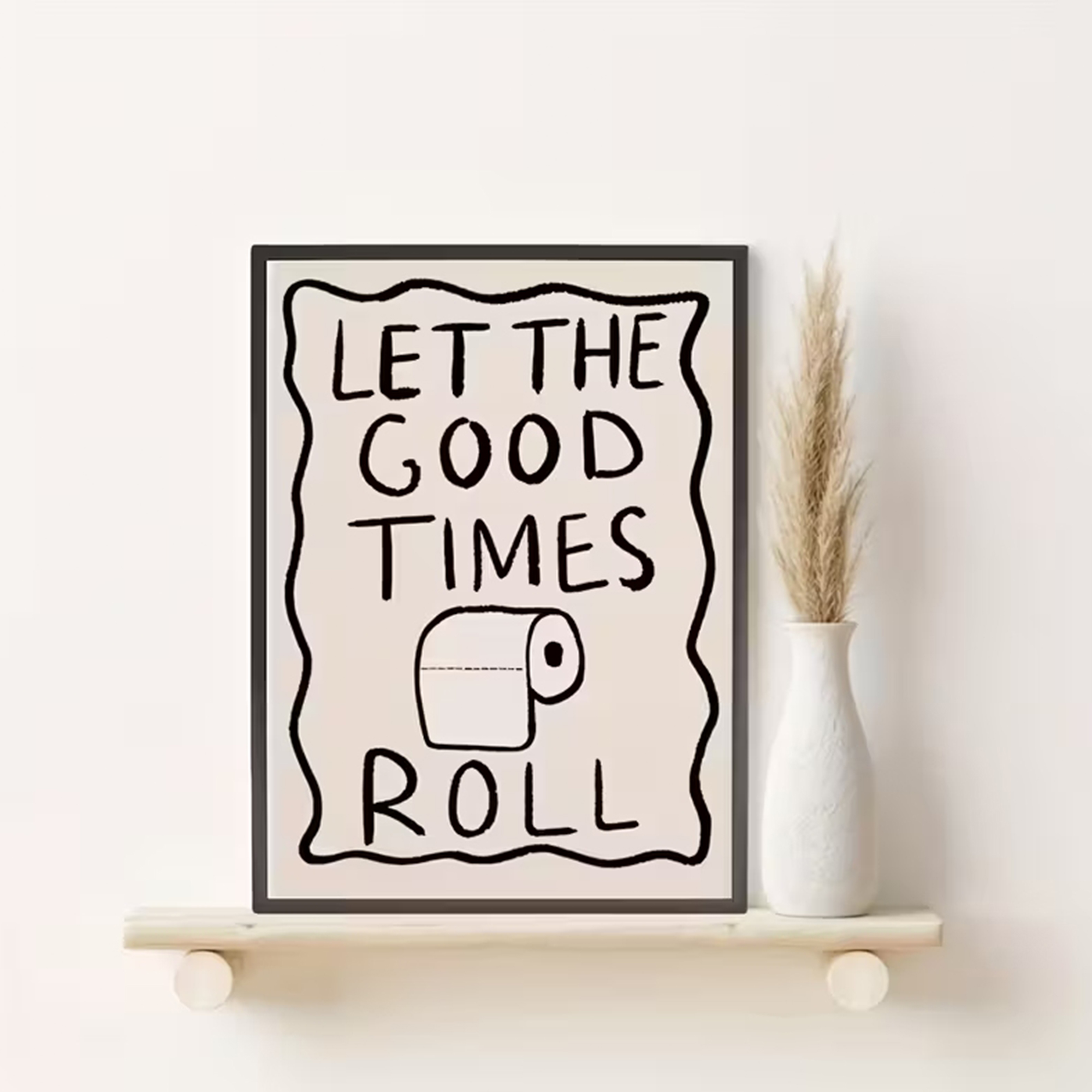 Funny Toilet  Let The G00d Tim - Home Bathroom Wall Decor ulasan dan harga