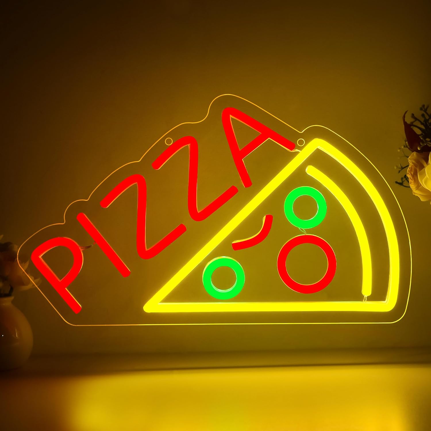 Pizza Neon Sign Business USB L - Home Kitchen & Bathroom ulasan dan harga
