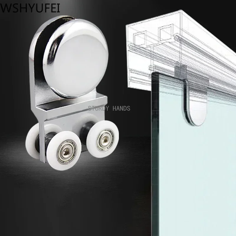 2 pcs/set Glass Sliding Door R - Home Bathroom ulasan dan harga