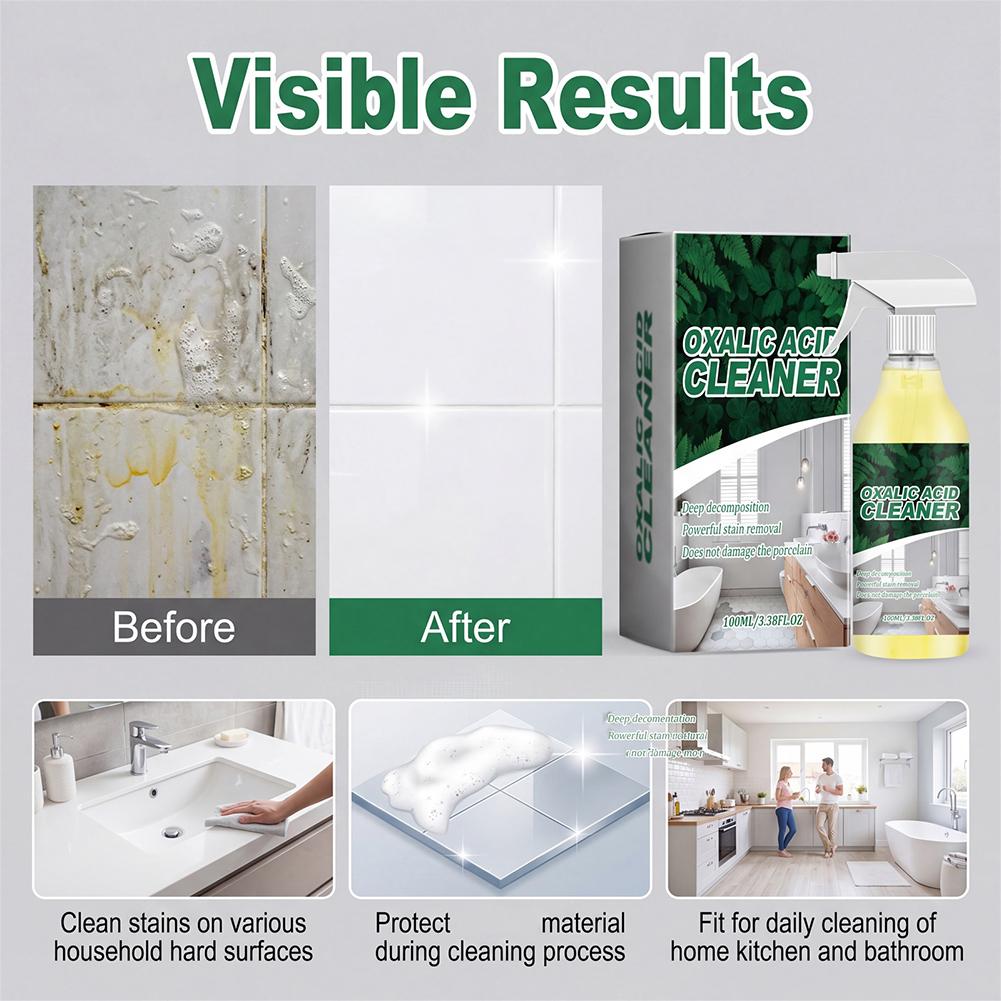 100ml Oxalic Acid Surface Clea - Home Kitchen Bathroom Cleaning ulasan dan harga