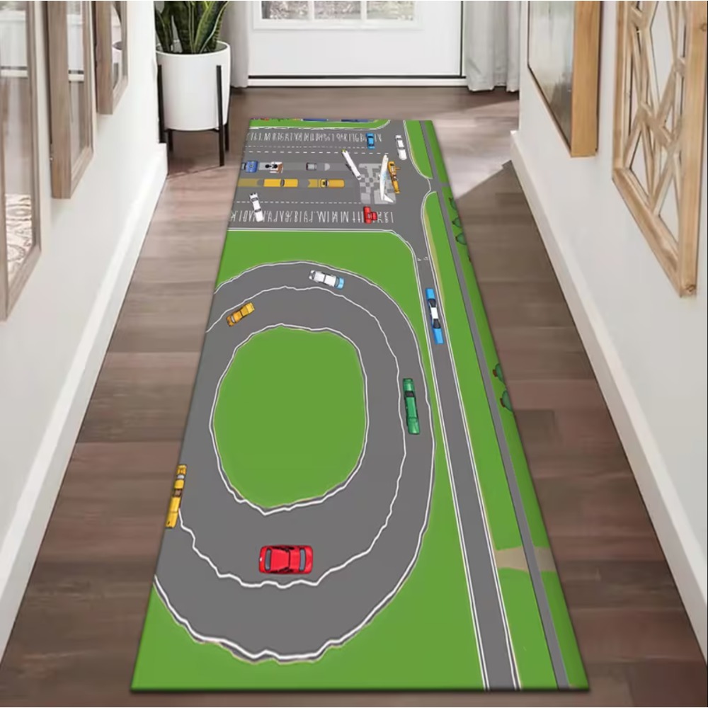 Fun Racing Lane Anti Slip Easy - Home Kitchen Bathroom Cleaning ulasan dan harga