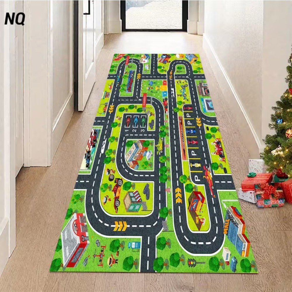 Fun Racing Lane Anti Slip Easy - Home Kitchen Bathroom Cleaning ulasan dan harga