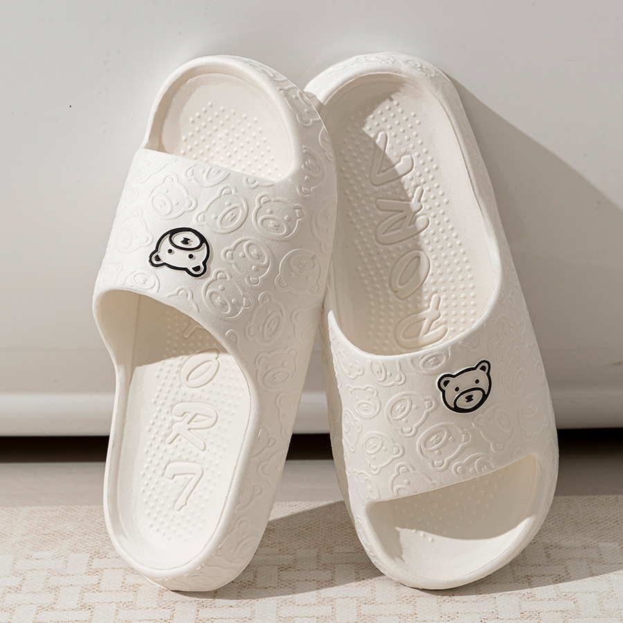 Printting Cute Bear Women Slip - Home Bathroom Size ulasan dan harga