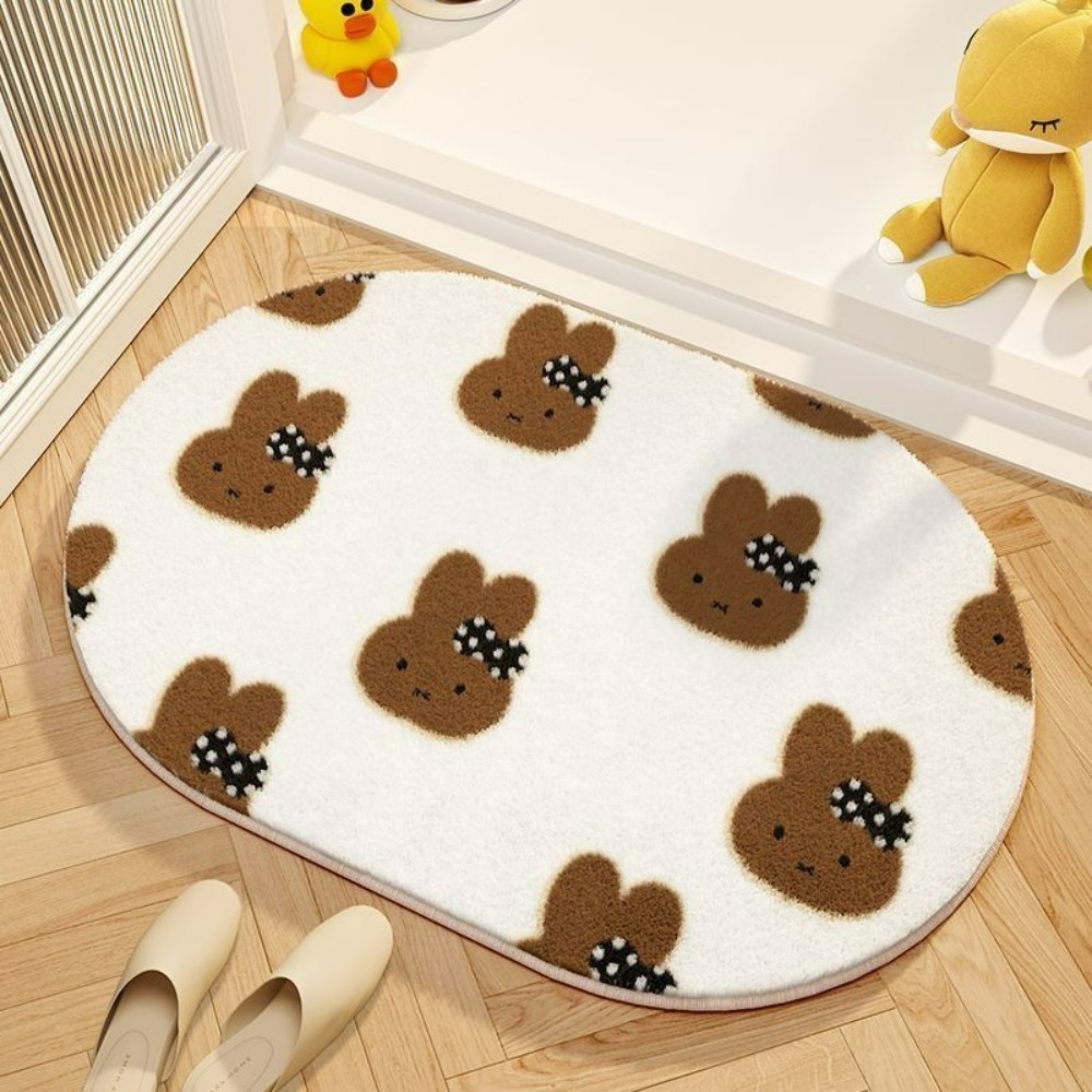 Miffy Cartoon Floor Mat Soft I - Home Bathroom Supplies ulasan dan harga