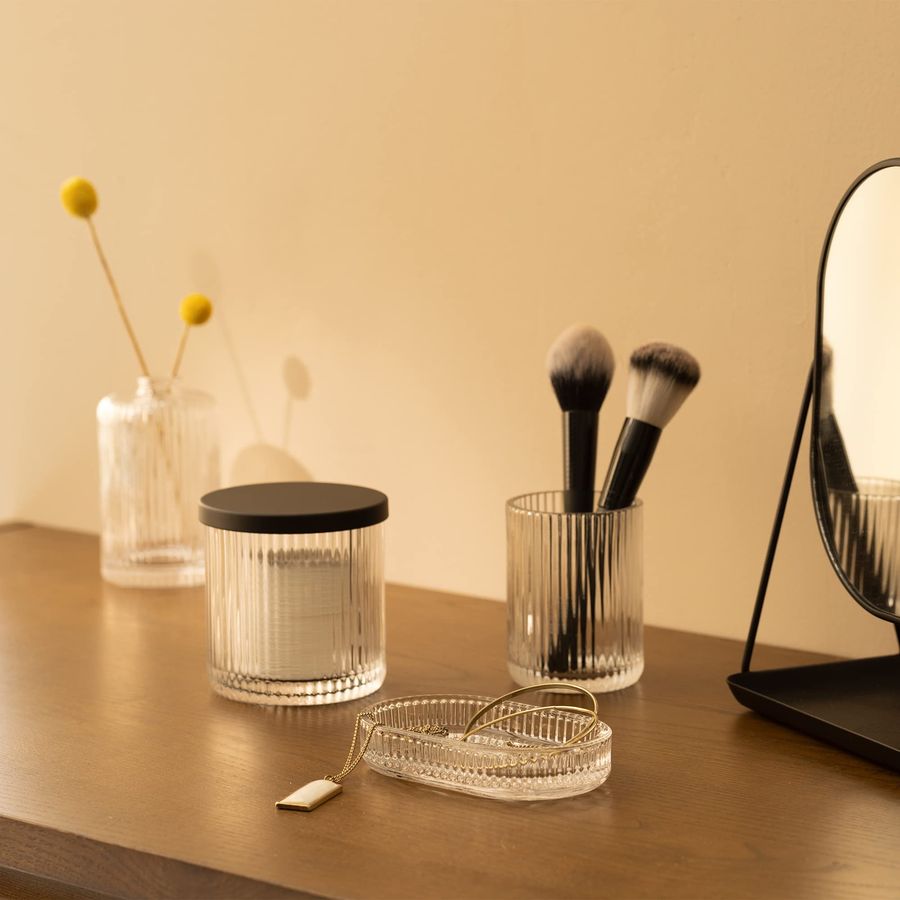 Glass Bathroom Accessories Set - Glass Soap Dish ulasan dan harga