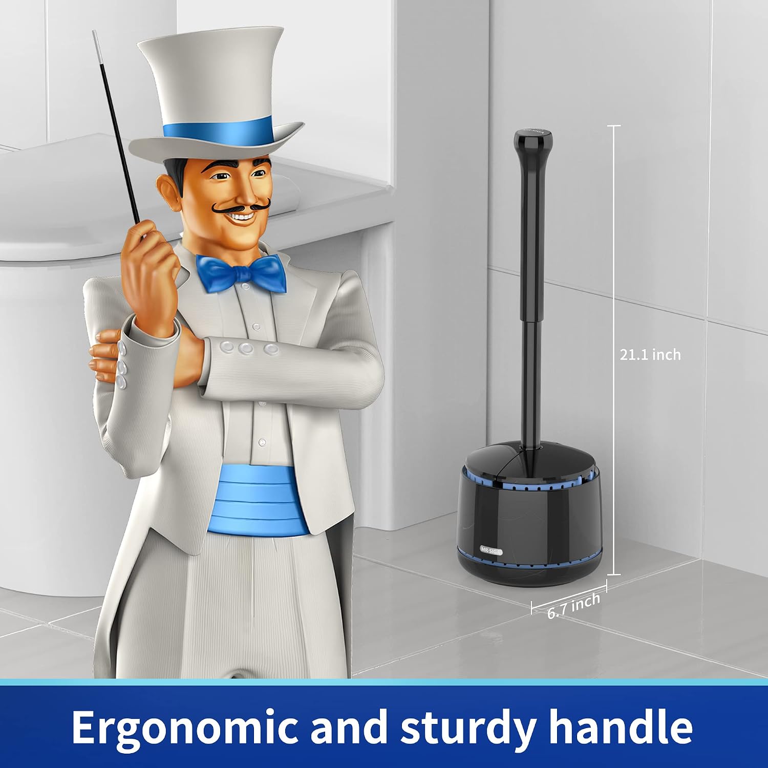 Toilet Plunger with Holder, He - Plunger Toilet ulasan dan harga
