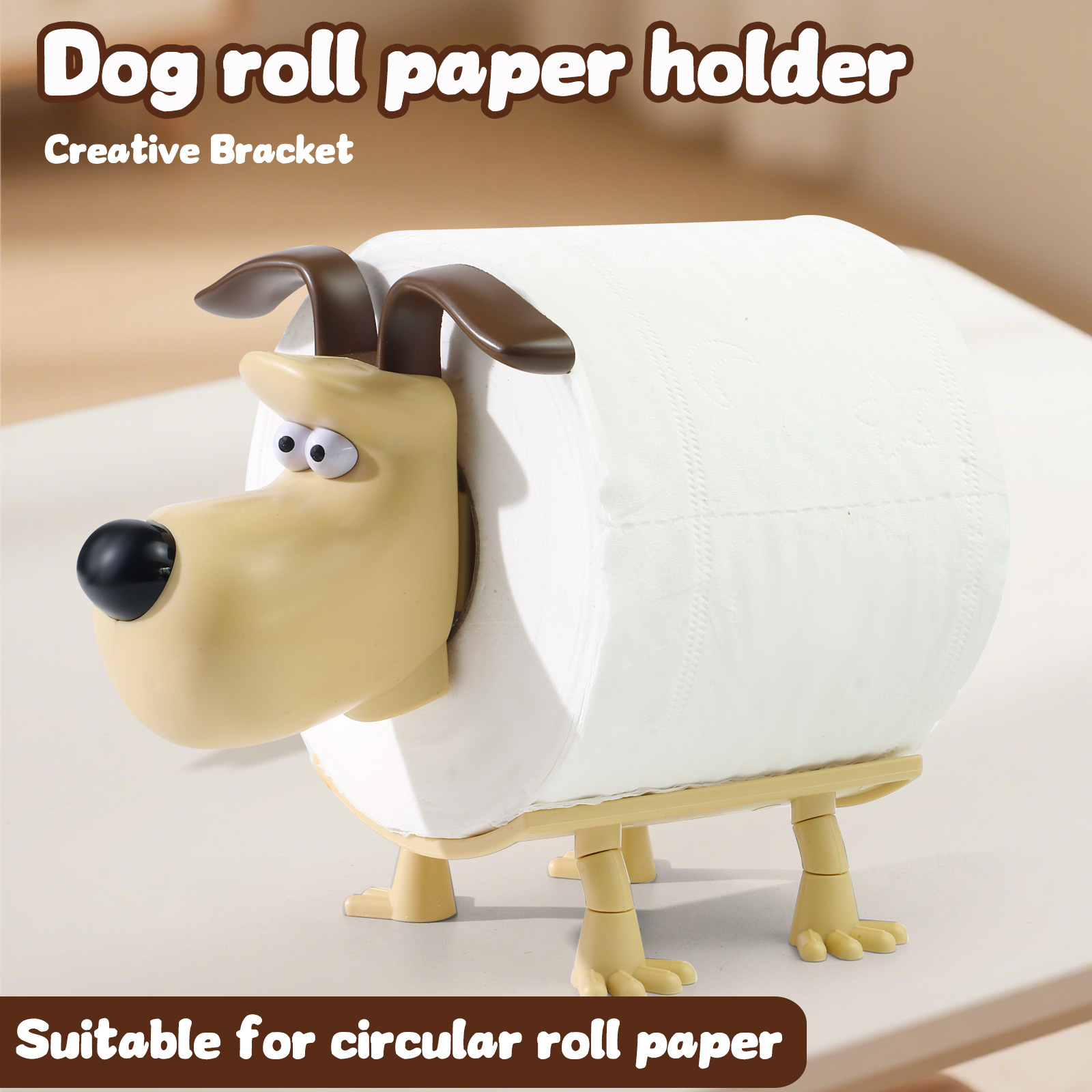 Puppy Toilet Holder Home Decor - Home Goods Bathroom Storage ulasan dan harga