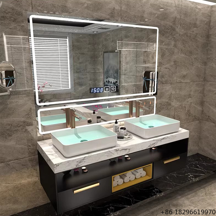 Luxury Large LED Backlit Smart - Bathroom Mirror Led ulasan dan harga
