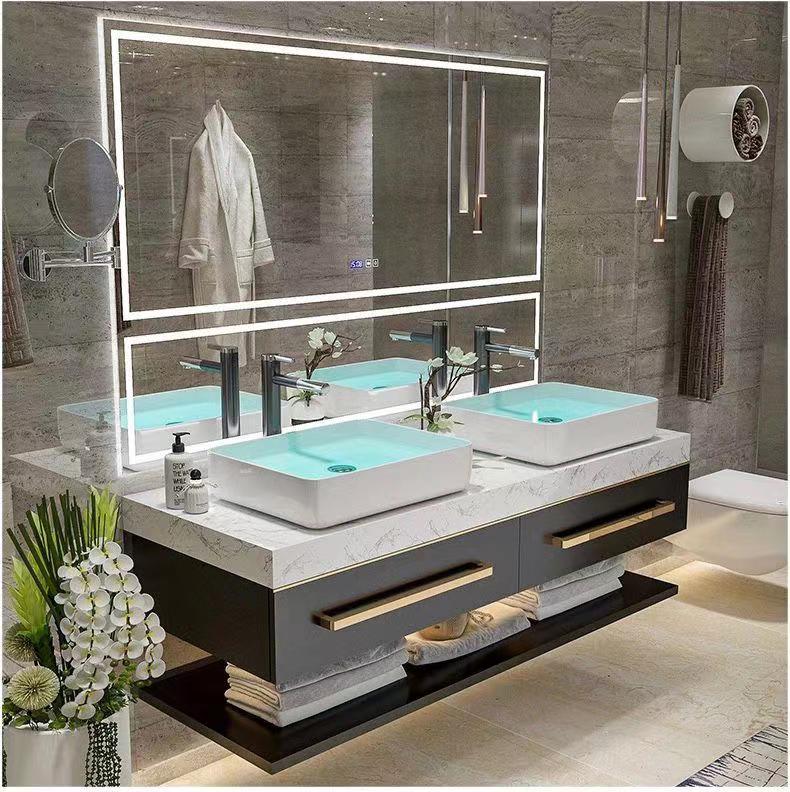 Luxury Large LED Backlit Smart - Bathroom Mirror Led ulasan dan harga