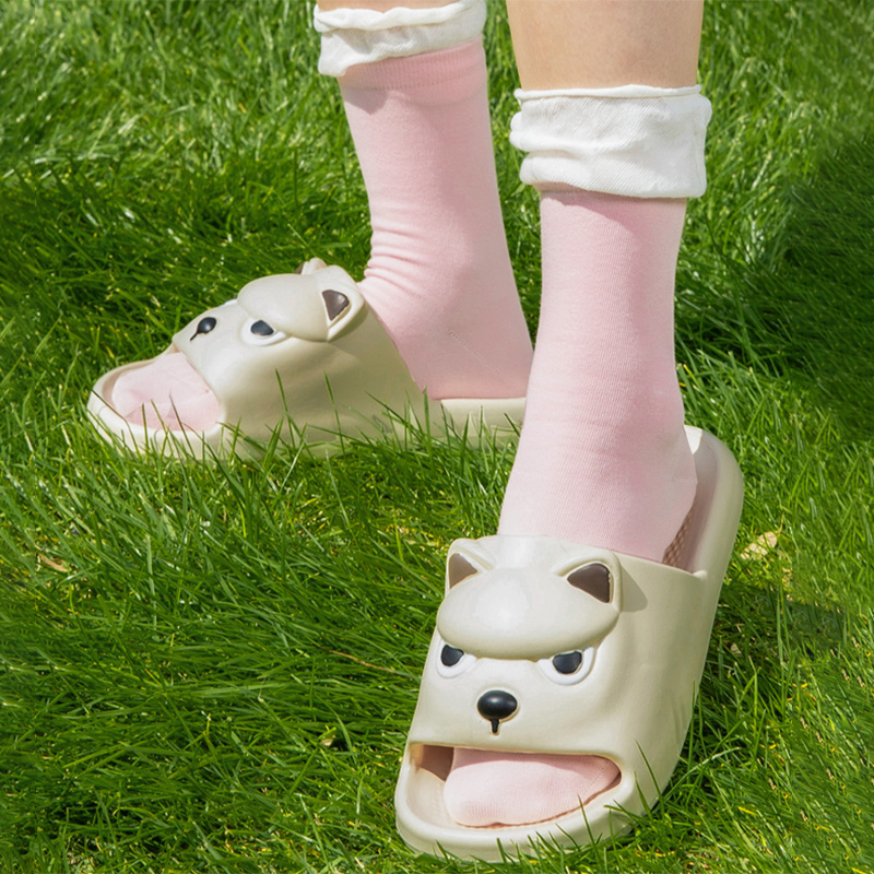 Cartoon Cute Dog Eva Soft Sole - Home Bathroom Size ulasan dan harga