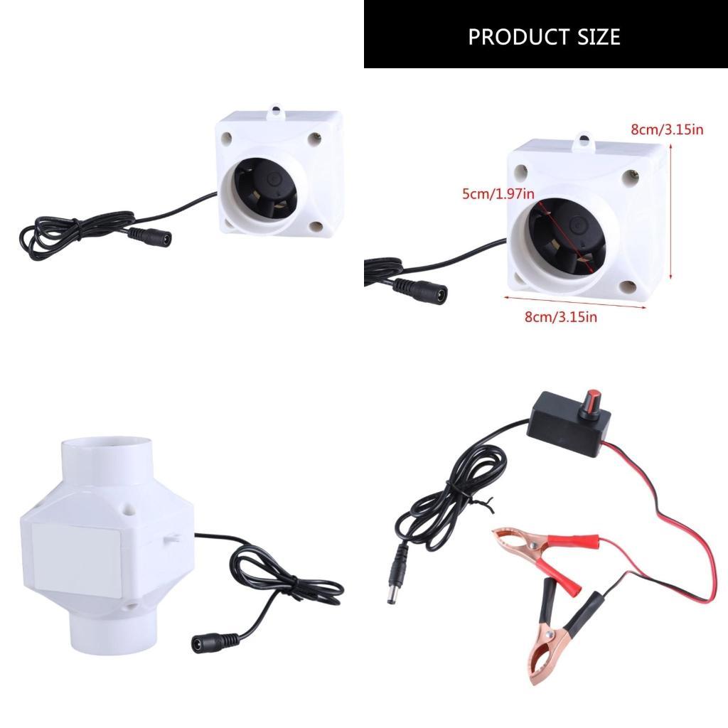 652F 12V Exhaust Fan Home Quie - Home Bathroom Extractor Fan ulasan dan harga