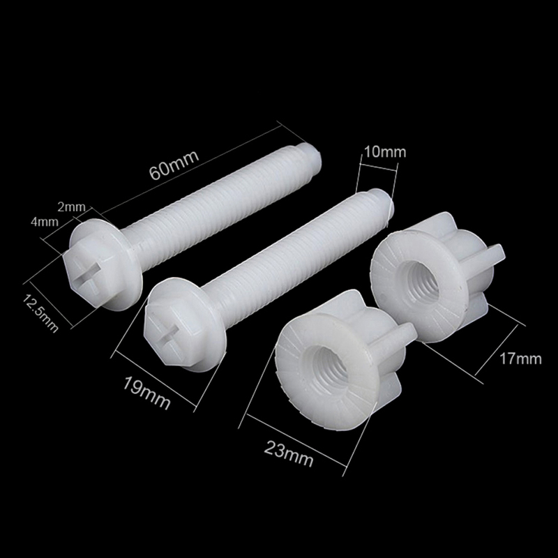 2pcs Toilet Seat Hinge Bolts S - Home Bathroom Repair ulasan dan harga