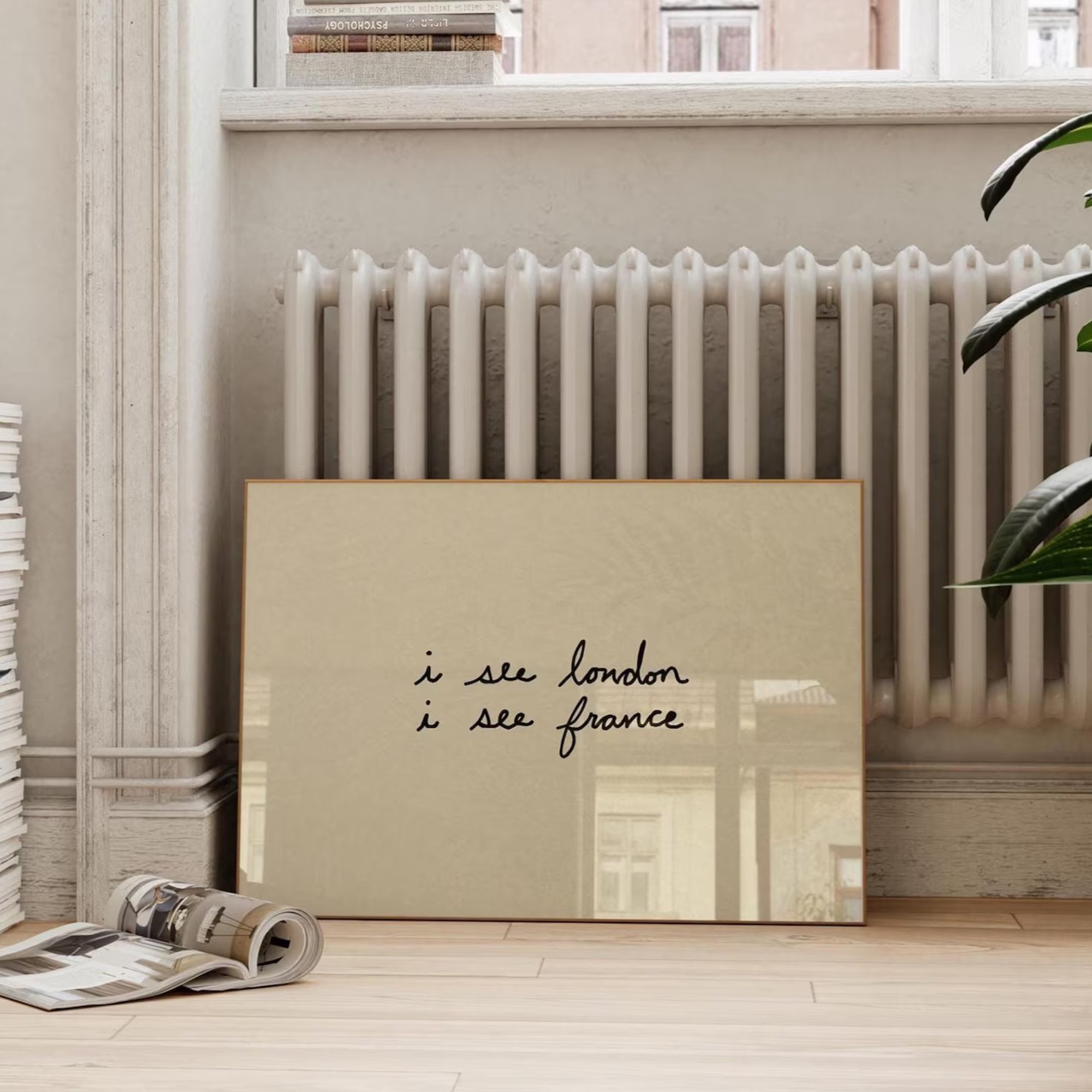 Simple Trendy Bathroom I See L - Home Bathroom Wall Decor ulasan dan harga