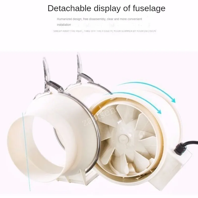 4/5/6 inch 110-220V Exhaust Fa - Home Bathroom Extractor Fan ulasan dan harga