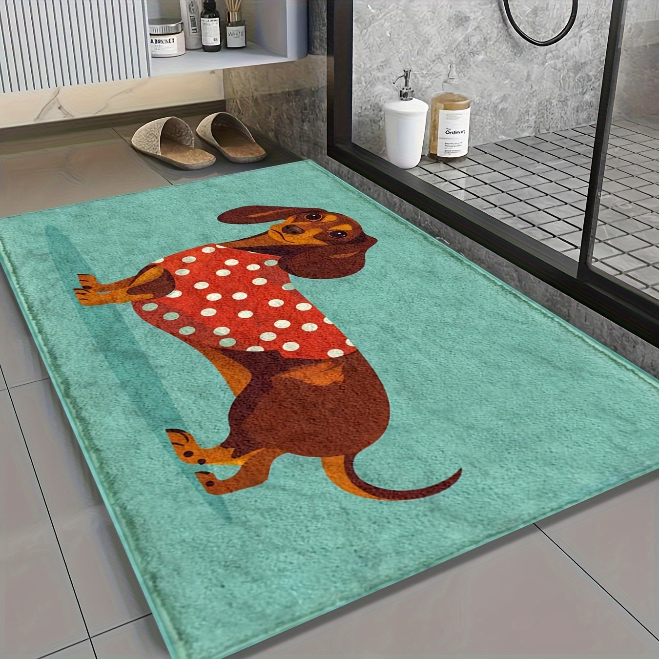 VIKAMA Non Slip Vanity Mat Plu - Home Made Bathroom Vanity ulasan dan harga