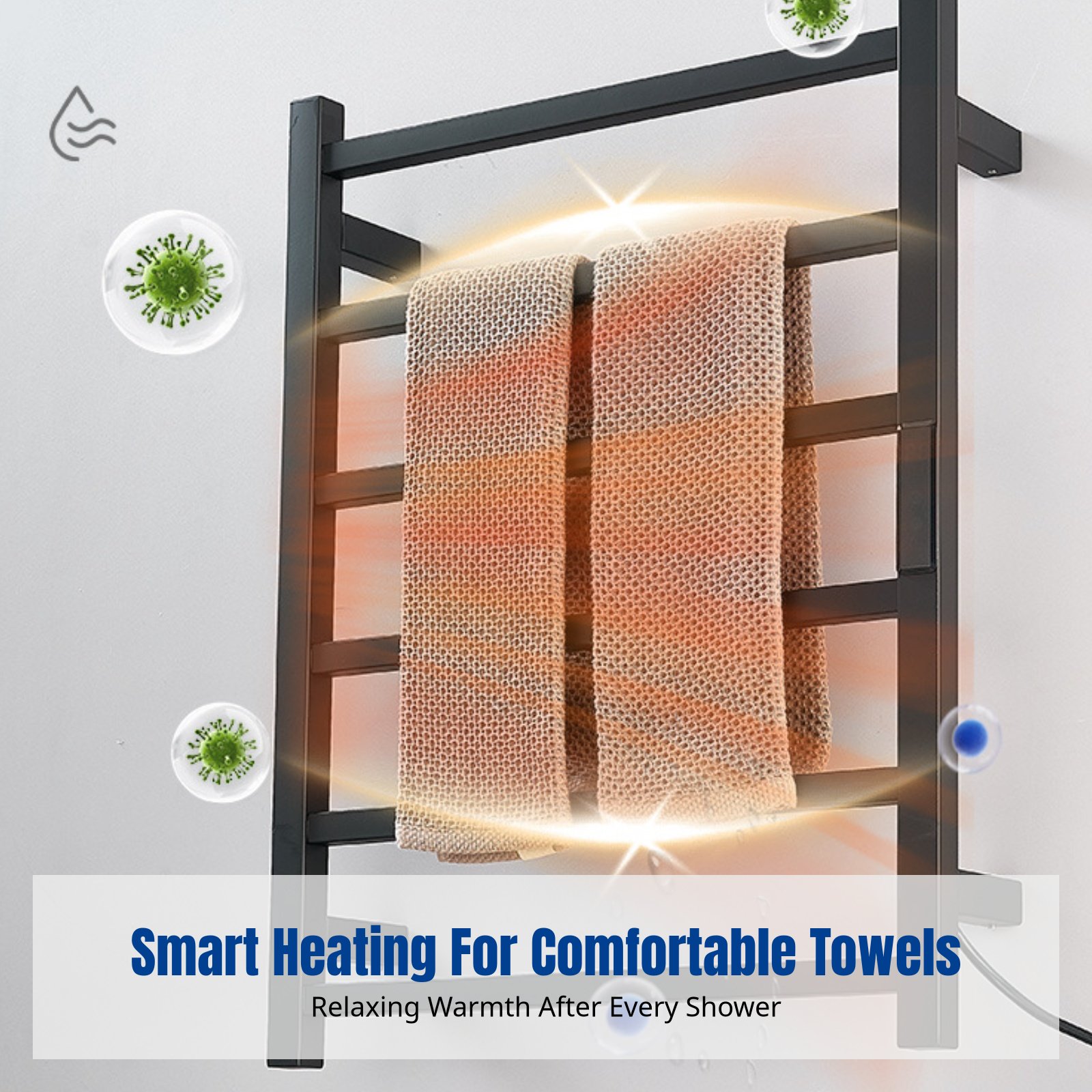 Smart Electric Towel Rack, Hea - Home Bathroom ulasan dan harga