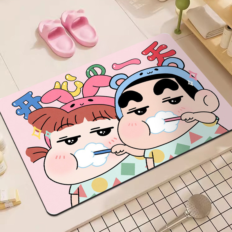 Crayon Shin-Chan Cartoon Diato - Home Bathroom Door ulasan dan harga