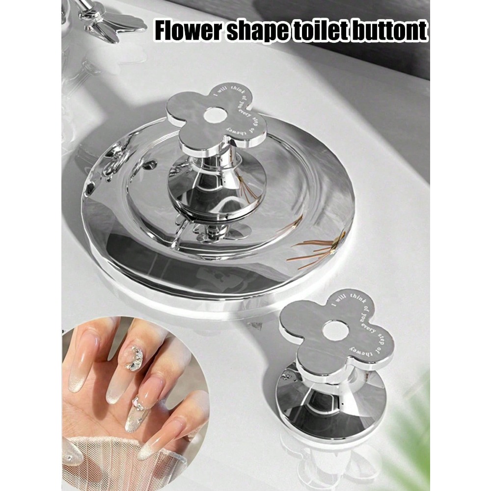 1pc Floral Cartoon Toilet Flus - Plunger Toilet ulasan dan harga