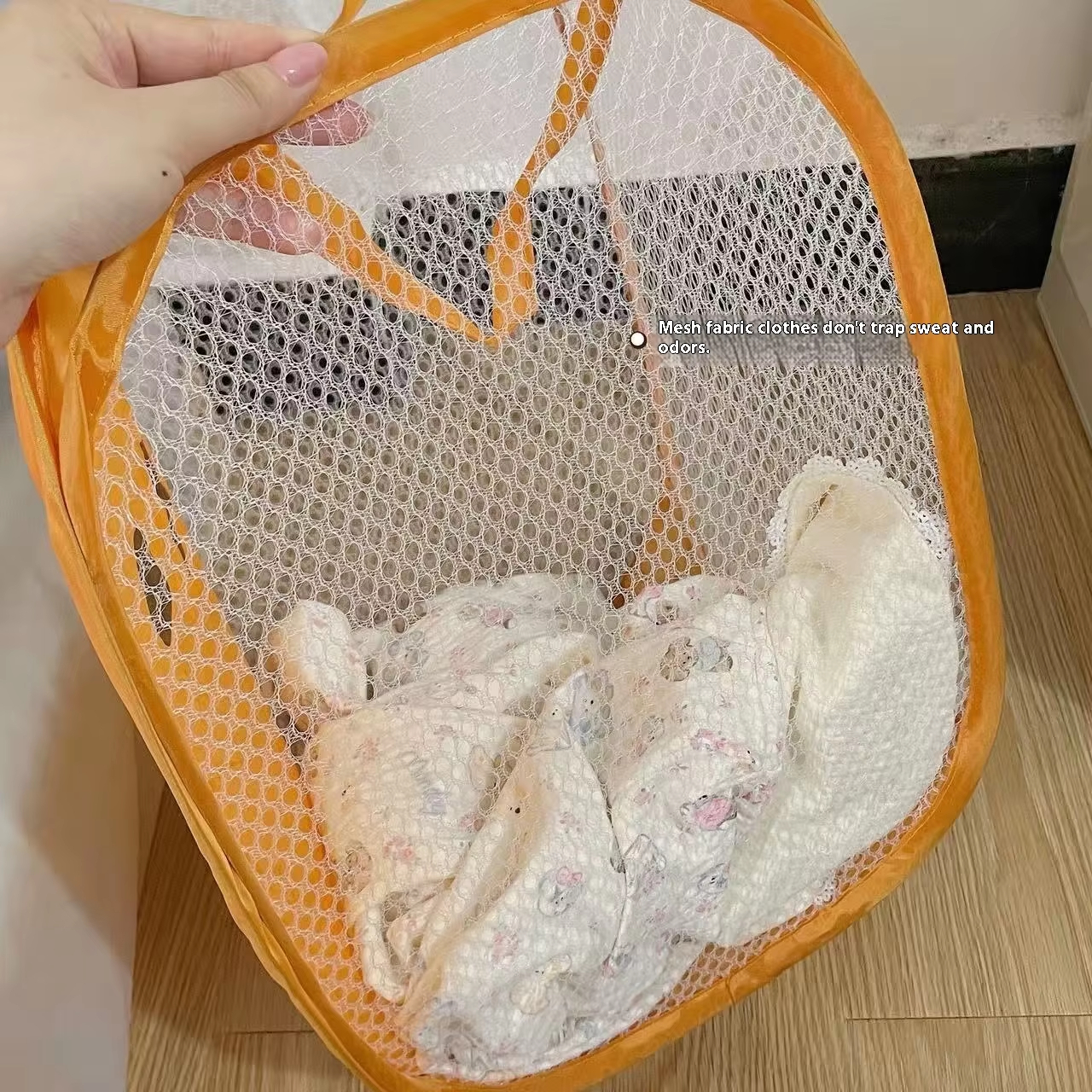 Hot Rilakkuma Mesh Folding Lar - Home Goods Bathroom Storage ulasan dan harga