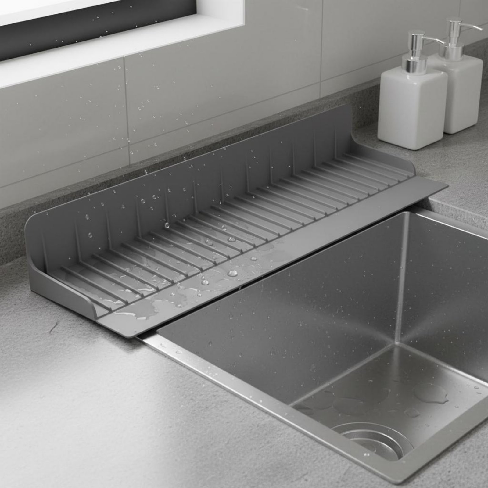 Silicone Sink Splash Guard Wat - Home Bathroom ulasan dan harga
