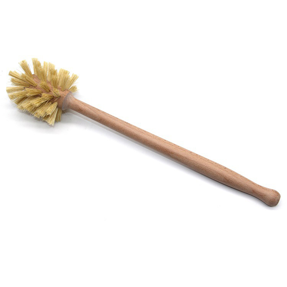 1PC Wooden Toilet Brush Long H - Home Bathroom Supplies ulasan dan harga