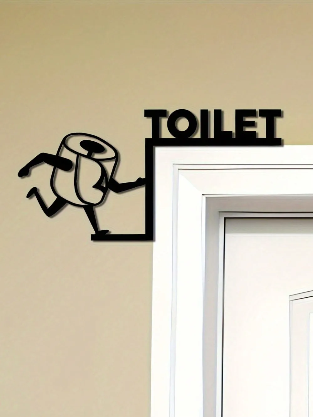 Humorous Toilet Paper Out Meta - Home Bathroom Door ulasan dan harga