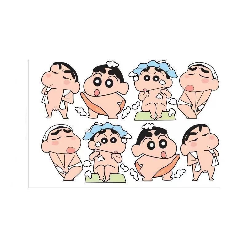 Crayon Shin-chan cartoon carto - Home Bathroom Wall Decor ulasan dan harga