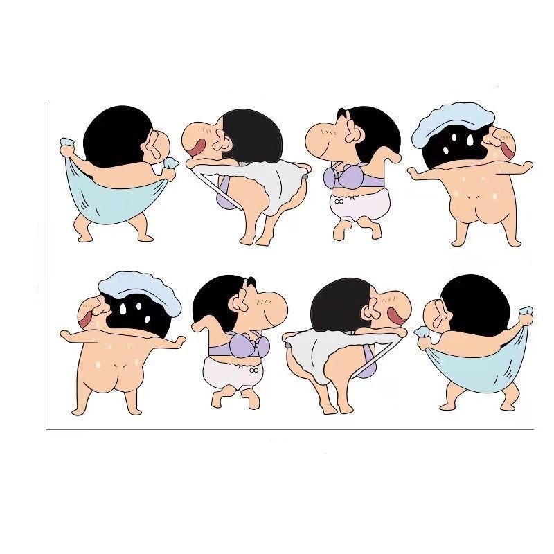 Crayon Shin-chan cartoon carto - Home Bathroom Wall Decor ulasan dan harga