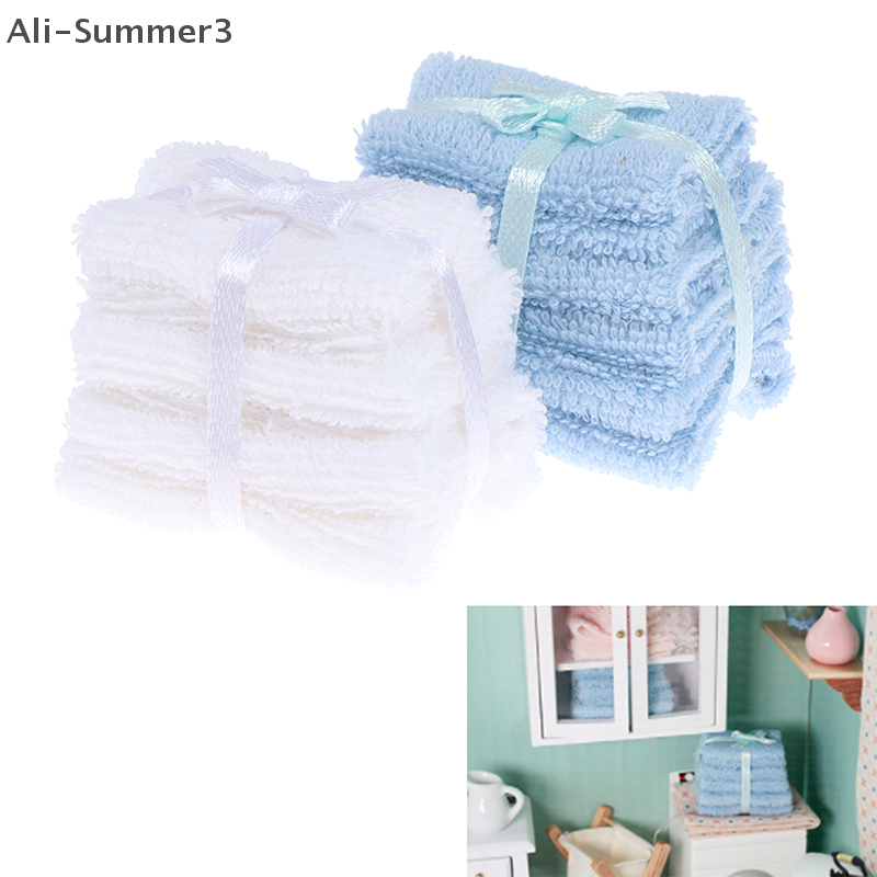1:12 Dollhouse Miniature Towel - Home Bathroom Supplies ulasan dan harga