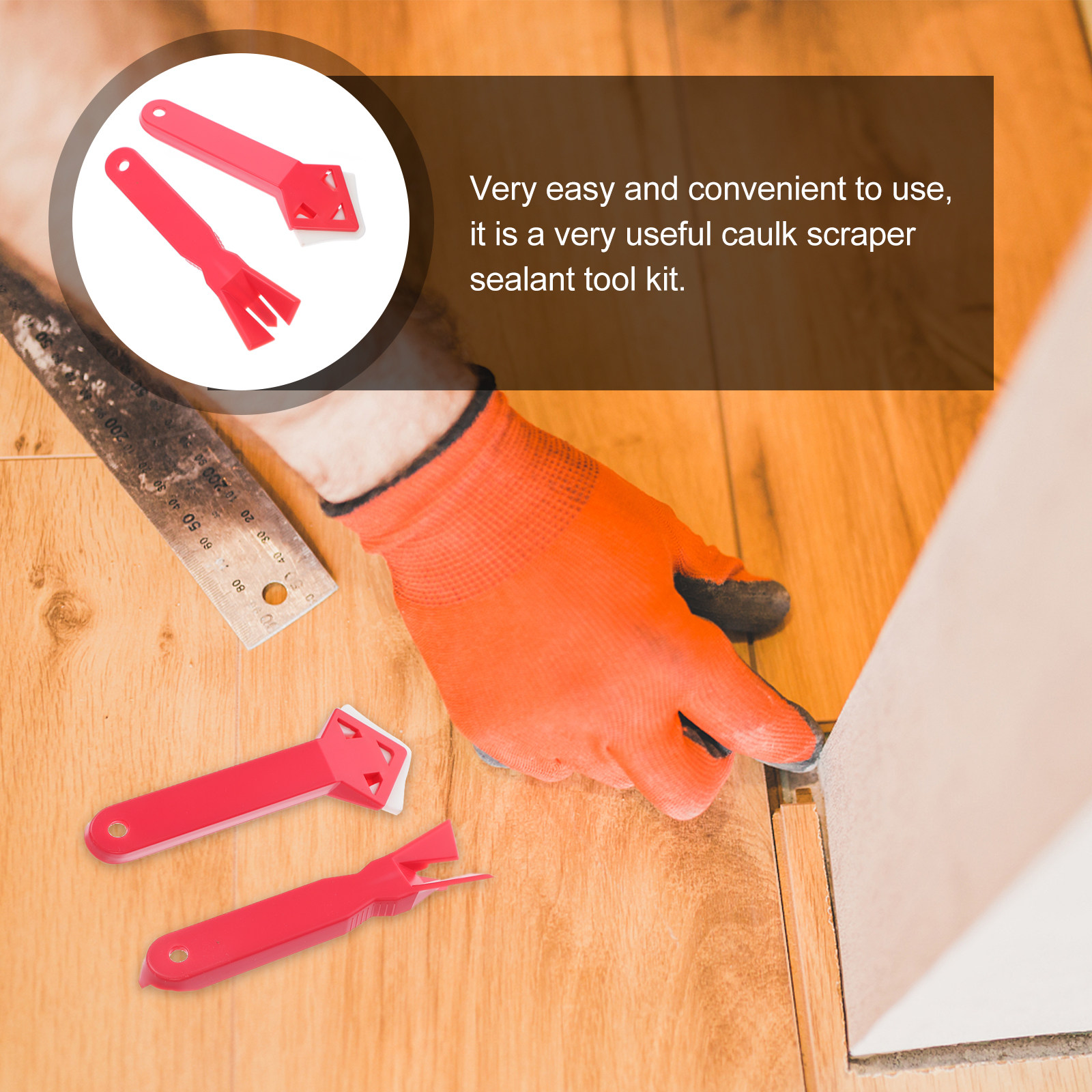 4Sets Grout Scraper Tool Kit V - Home Bathroom Repair ulasan dan harga