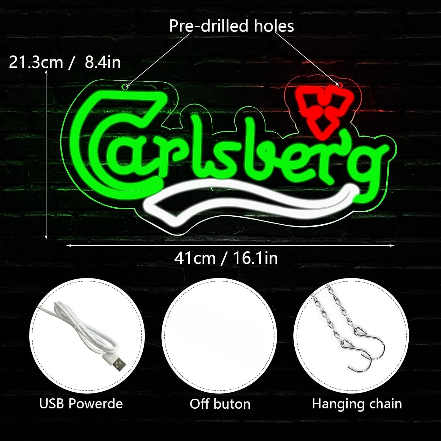 Beer Neon Sign Business USB Le - Home Kitchen & Bathroom ulasan dan harga