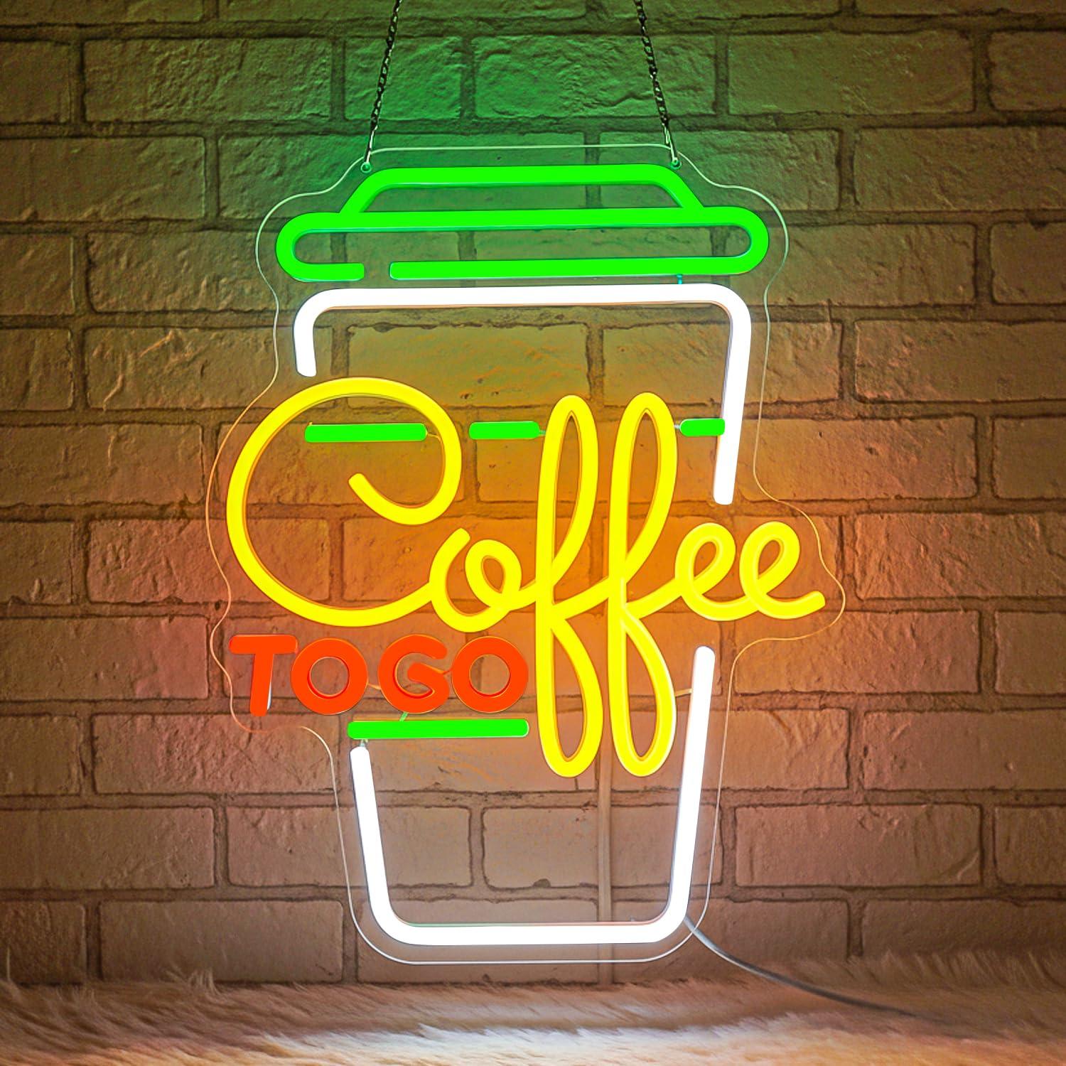 Coffee Neon Sign USB Dimmable  - Home Kitchen & Bathroom ulasan dan harga