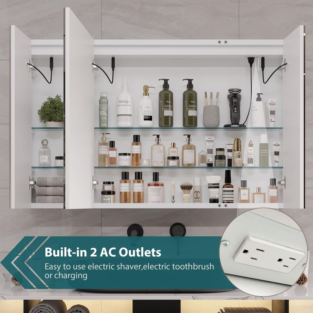 Medicine Cabinet with Mirror a - Bathroom Mirror Led ulasan dan harga