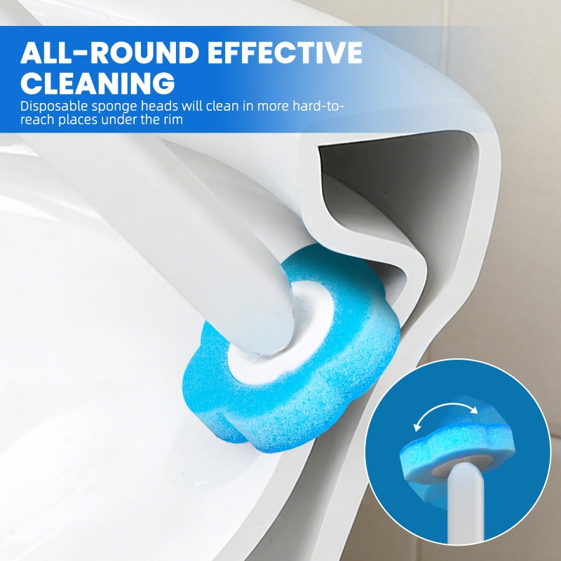 Toilet Brush With Disposable R - Home Bathroom Set ulasan dan harga