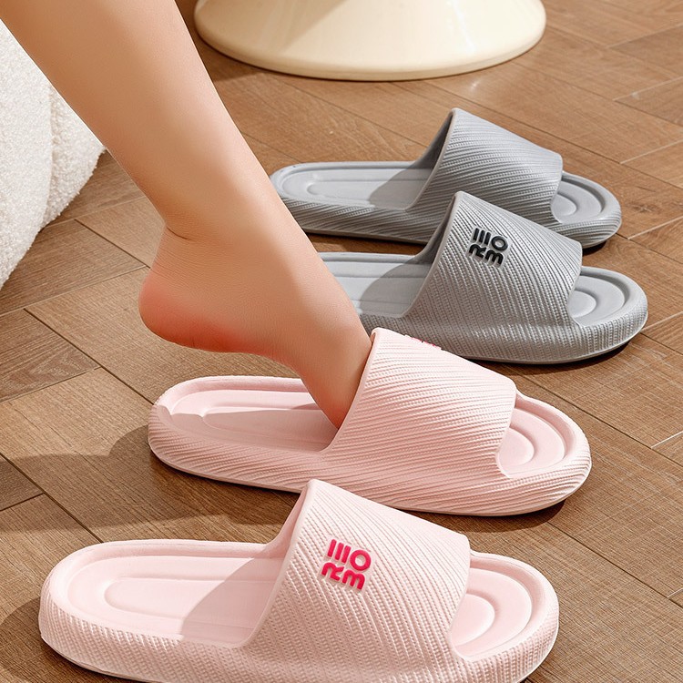 New women's slippers non-slip  - Home Bathroom Size ulasan dan harga