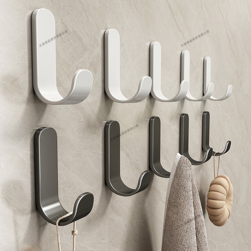 Punch-Free Adhesive Wall Hook  - Home Goods Bathroom Storage ulasan dan harga