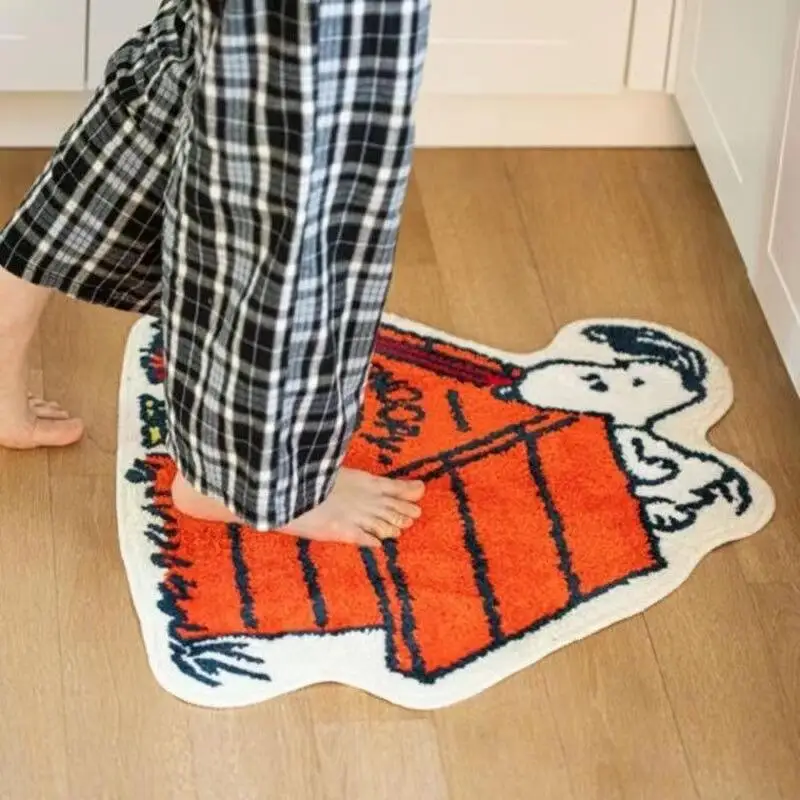 Cute Snoopy Cartoon Floor Mat  - Home Bathroom Door ulasan dan harga