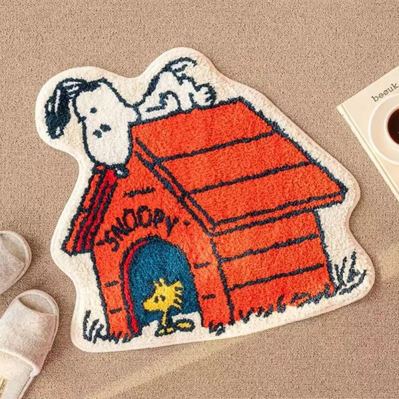 Cute Snoopy Cartoon Floor Mat  - Home Bathroom Door ulasan dan harga